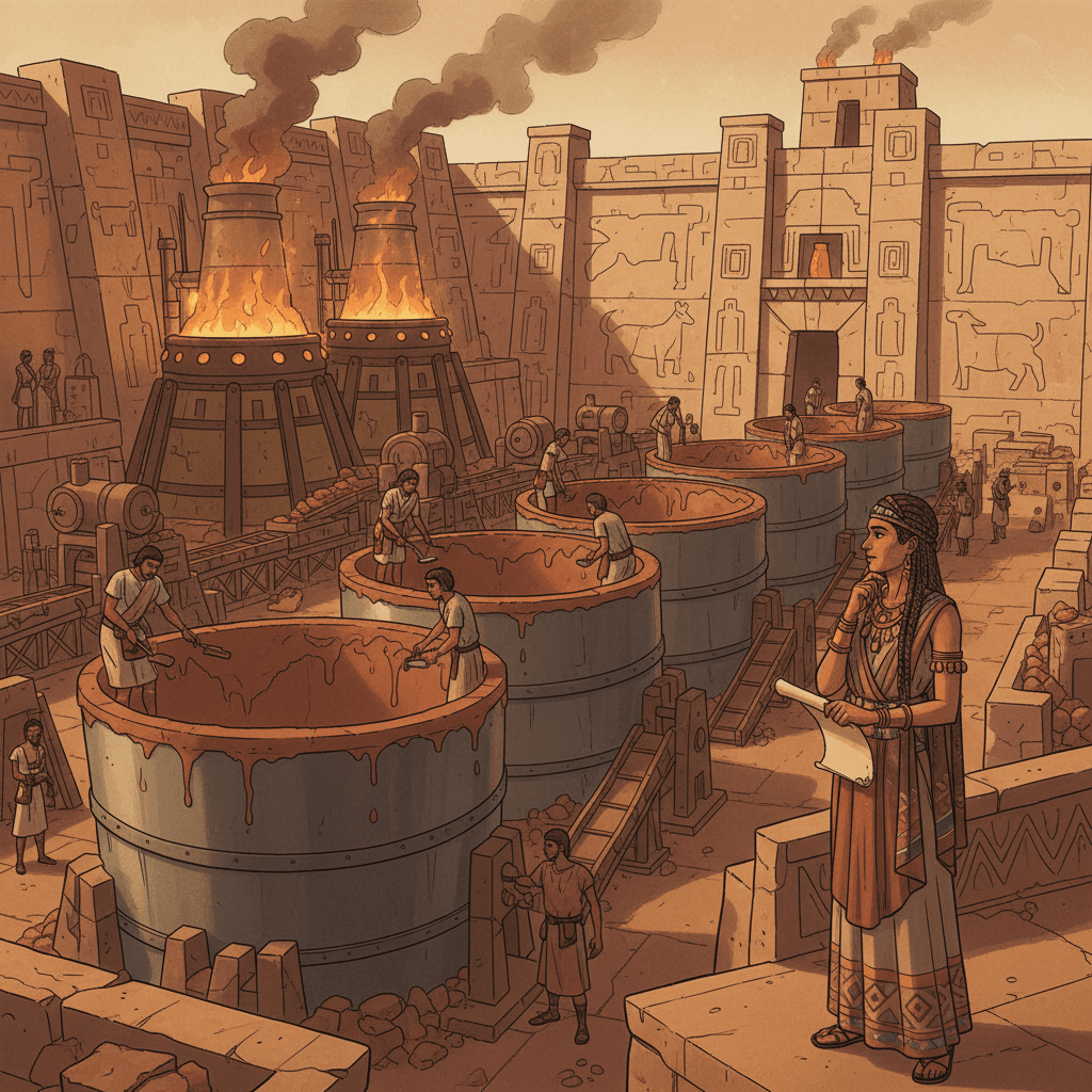 Factory vats lined with protective clay — a model for how the body protects itself from its own dissolving liquid